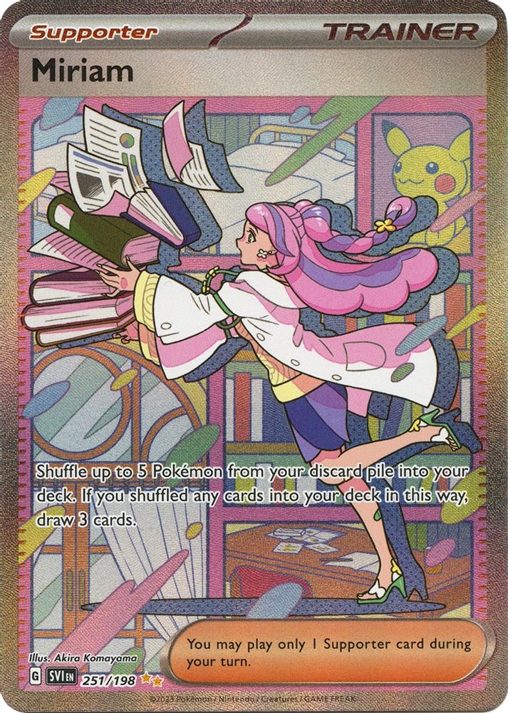 Miriam - [  251/198 ] - Special Illustration Rare - Pokemon SV01 Scarlet & Violet Base Set