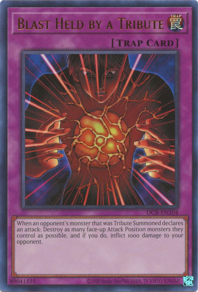 Blast Held by a Tribute - (DCR-EN104) - Ultra Rare  Unlimited