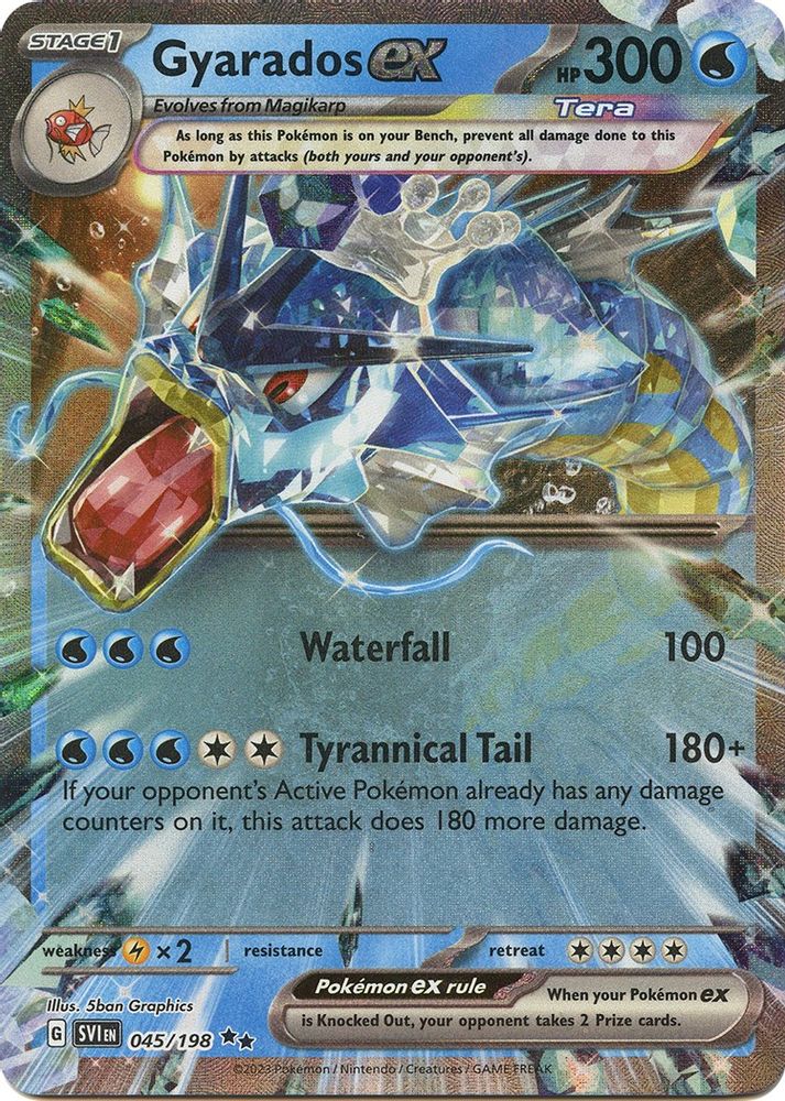 Gyarados ex - [  045/198 ] - Double Rare - Pokemon SV01 Scarlet & Violet Base Set