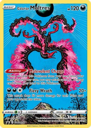 Galarian Moltres - SWSH284 - Pokemon SWSH Sword & Shield Promo
