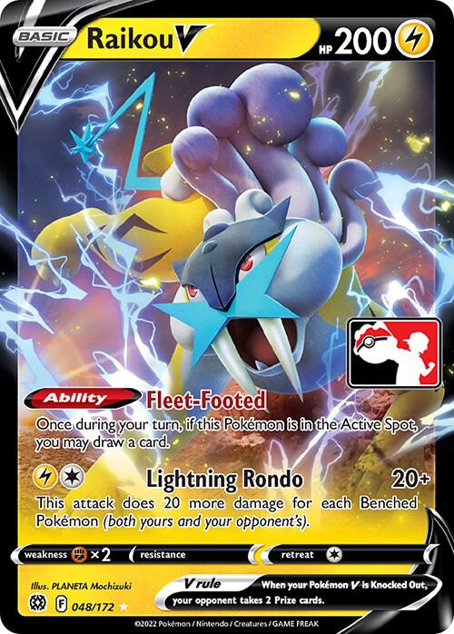 Raikou V - 048/172 - Play! Prize Pack Series Stamp Promo