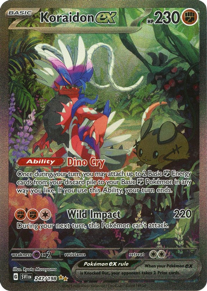 Koraidon ex - [  247/198 ] - Special Illustration Rare - Pokemon SV01 Scarlet & Violet Base Set