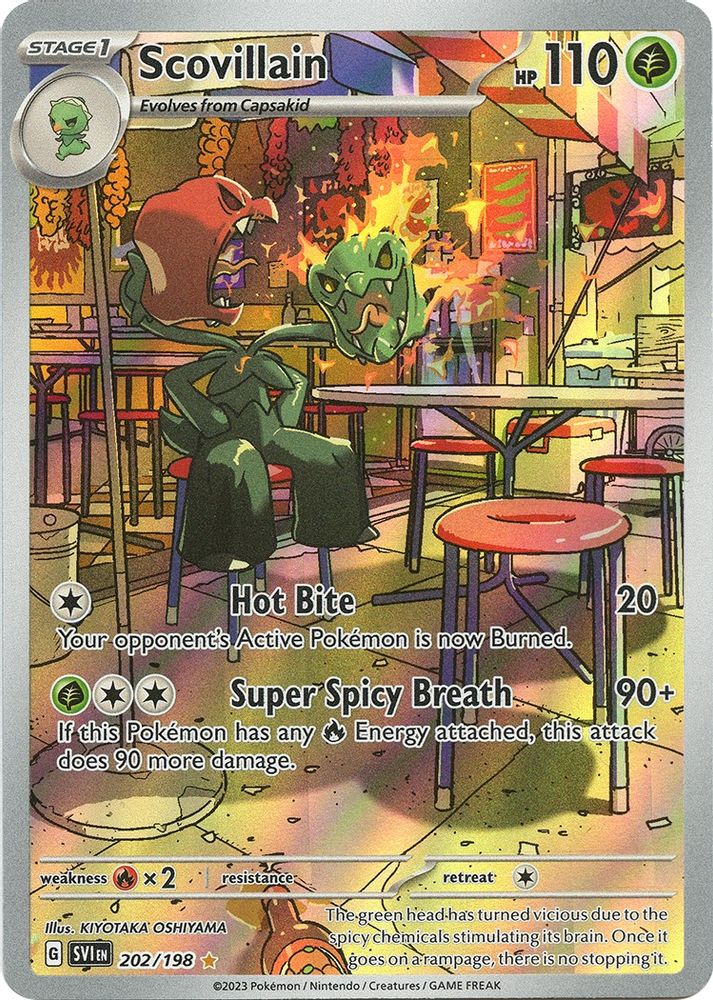 Scovillain - [  202/198 ] - Illustration Rare - Pokemon SV01 Scarlet & Violet Base Set