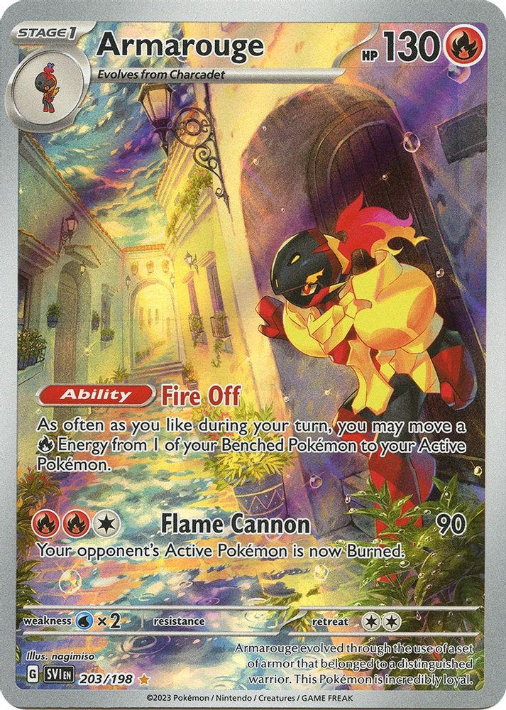 Armarouge - [  203/198 ] - Illustration Rare - Pokemon SV01 Scarlet & Violet Base Set