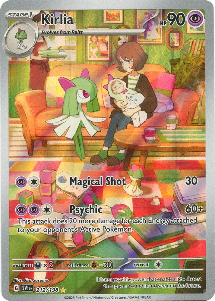 Kirlia - [  212/198 ] - Illustration Rare - Pokemon SV01 Scarlet & Violet Base Set