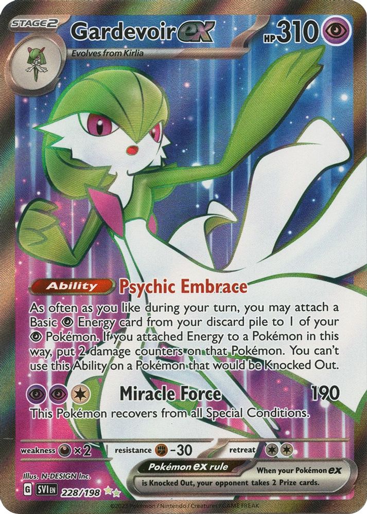 Gardevoir ex - [  228/198 ] - Ultra Rare - Pokemon SV01 Scarlet & Violet Base Set
