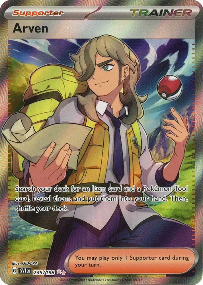 Arven - [  235/198 ] - Ultra Rare - Pokemon SV01 Scarlet & Violet Base Set