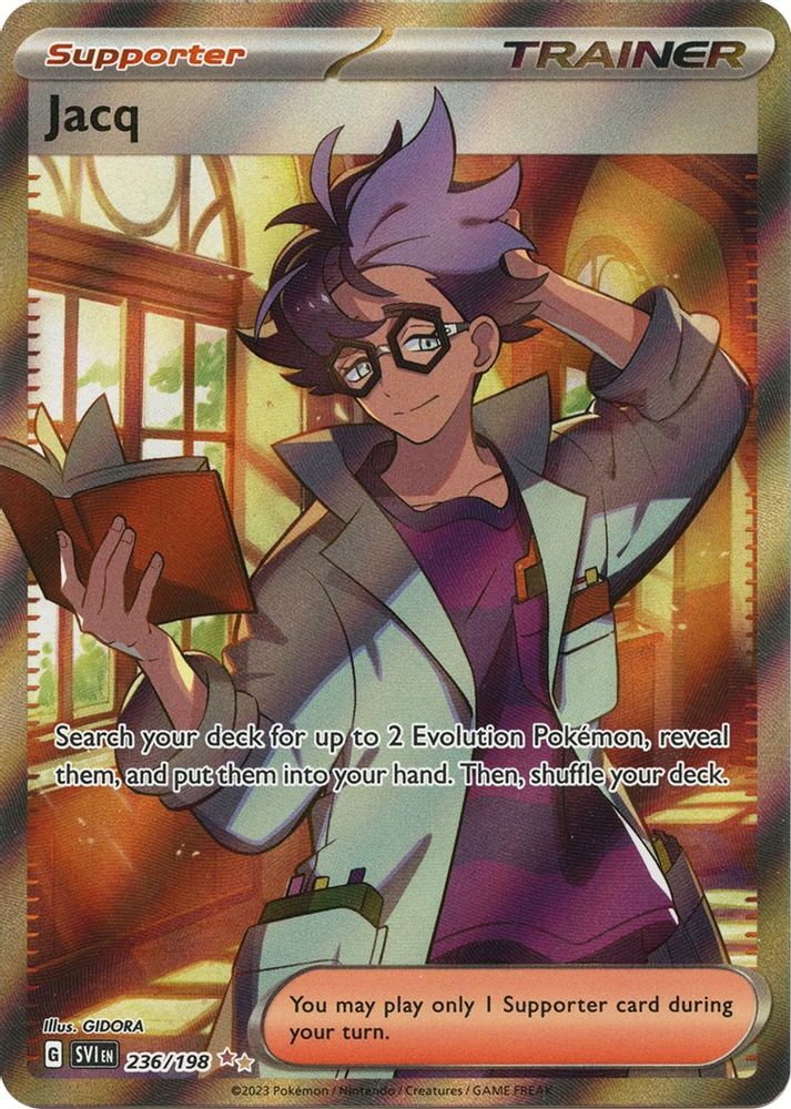 Jacq - [  236/198 ] - Ultra Rare - Pokemon SV01 Scarlet & Violet Base Set