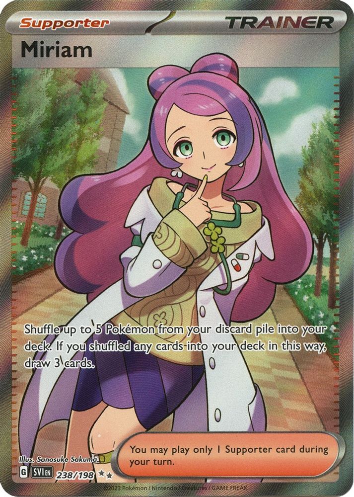 Miriam - [  238/198 ] - Ultra Rare - Pokemon SV01 Scarlet & Violet Base Set