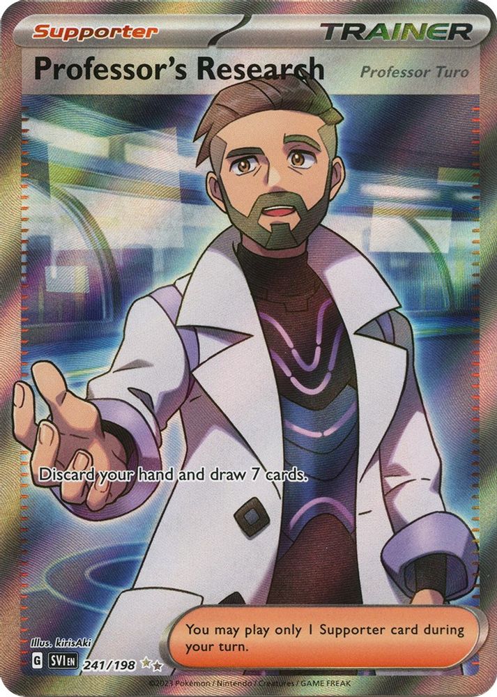 Professor's Research - [  241/198 ] - Ultra Rare - Pokemon SV01 Scarlet & Violet Base Set
