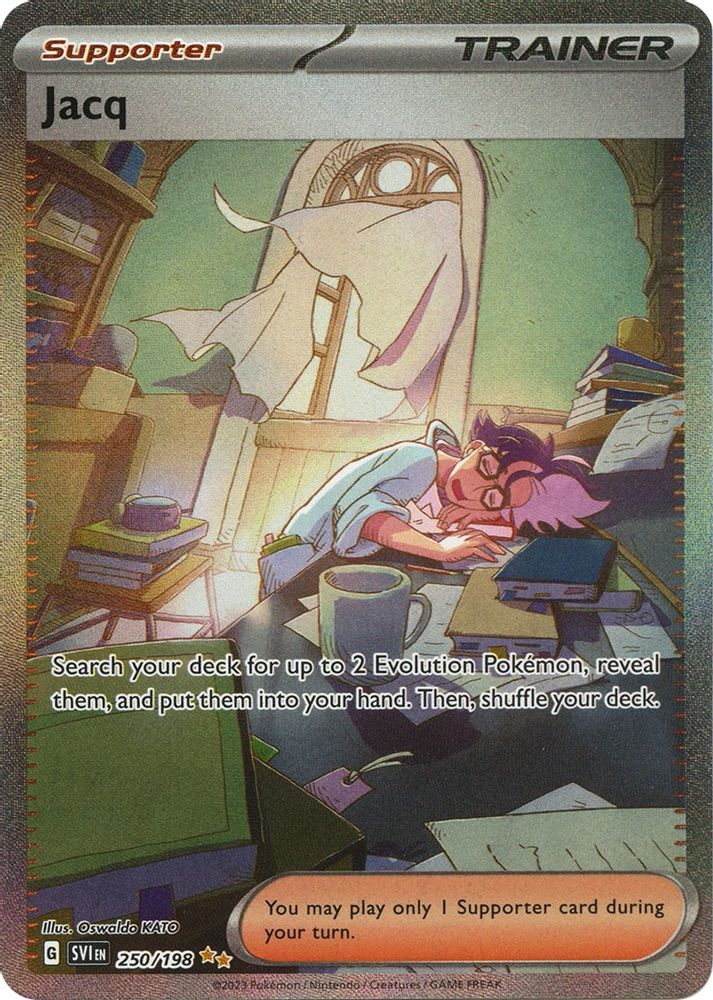 Jacq - [  250/198 ] - Special Illustration Rare - Pokemon SV01 Scarlet & Violet Base Set