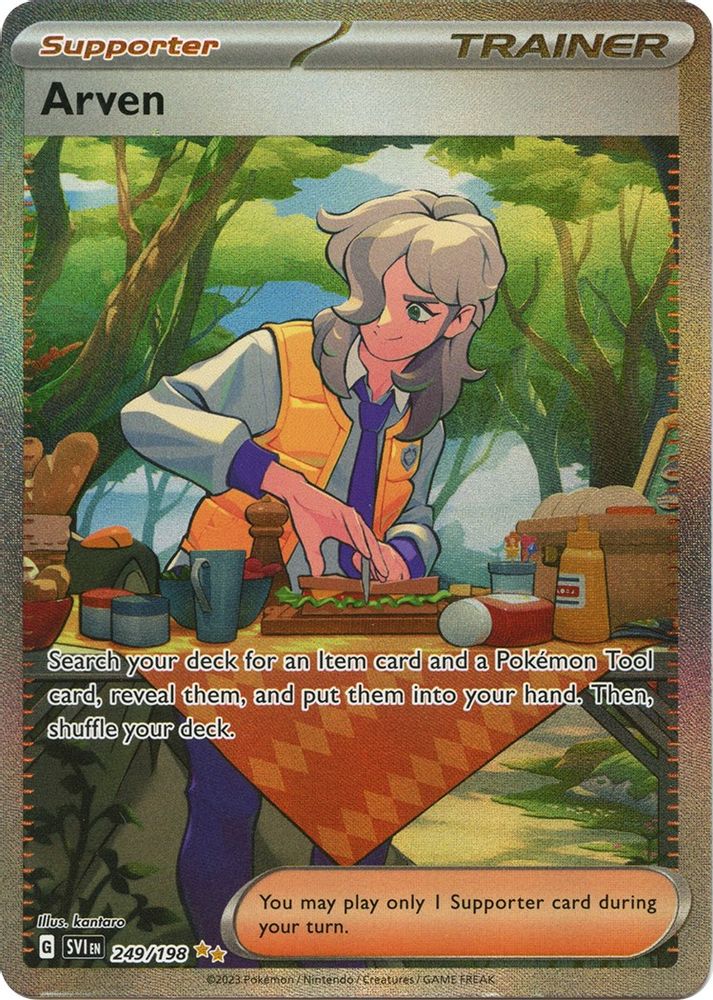 Arven - [  249/198 ] - Special Illustration Rare - Pokemon SV01 Scarlet & Violet Base Set