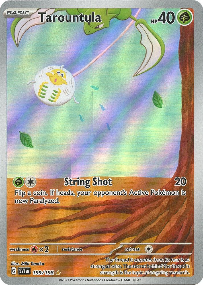 Tarountula - [  199/198 ] - Illustration Rare - Pokemon SV01 Scarlet & Violet Base Set