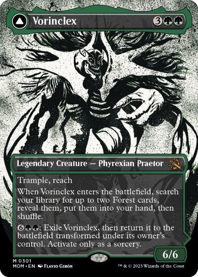 FOIL SHOWCASE Vorinclex // The Grand Evolution - #301 - Mythic March of the Machine