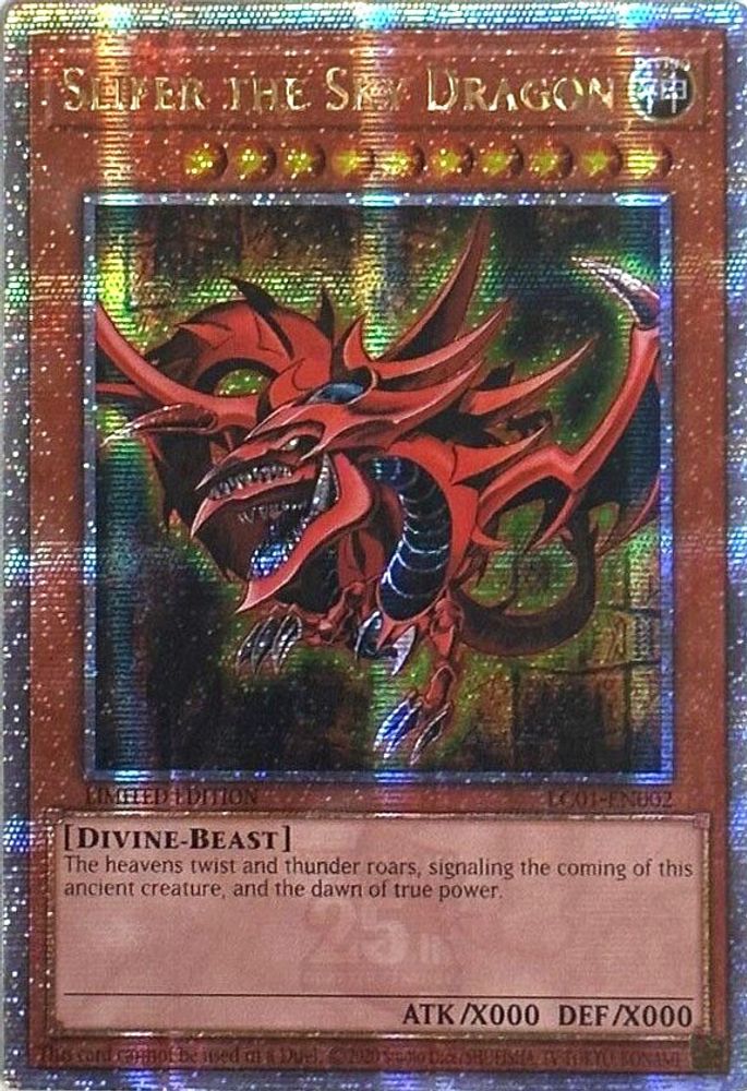 Slifer the Sky Dragon - (LC01-EN002) - Quarter Century Secret Rare Limited