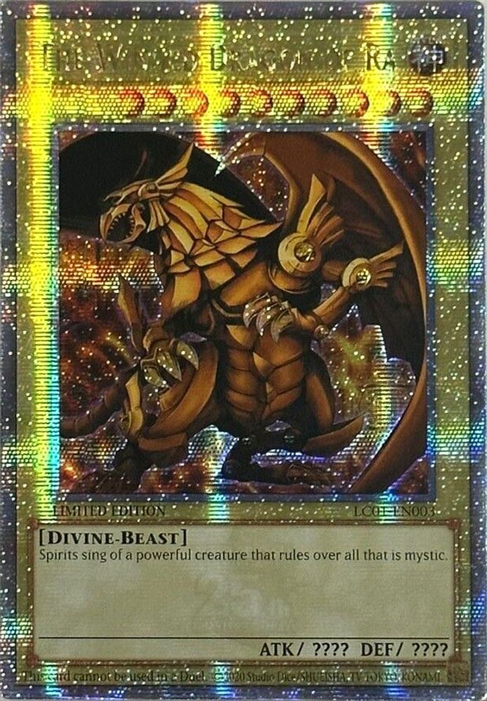 The Winged Dragon of Ra - (LC01-EN003) - Quarter Century Secret Rare Limited