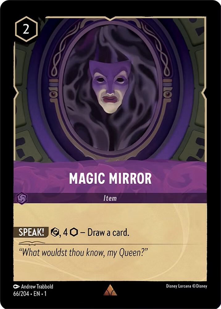 COLD FOIL Magic Mirror - 66/204 - Rare - Lorcana The First Chapter