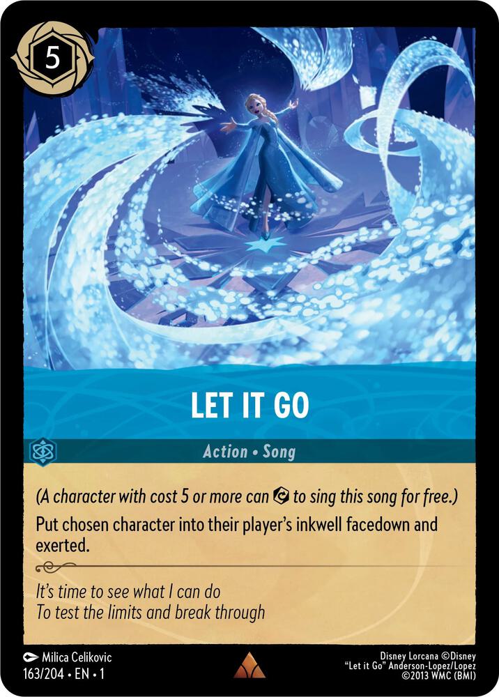 Let it Go - 163/204 - Rare - Lorcana The First Chapter