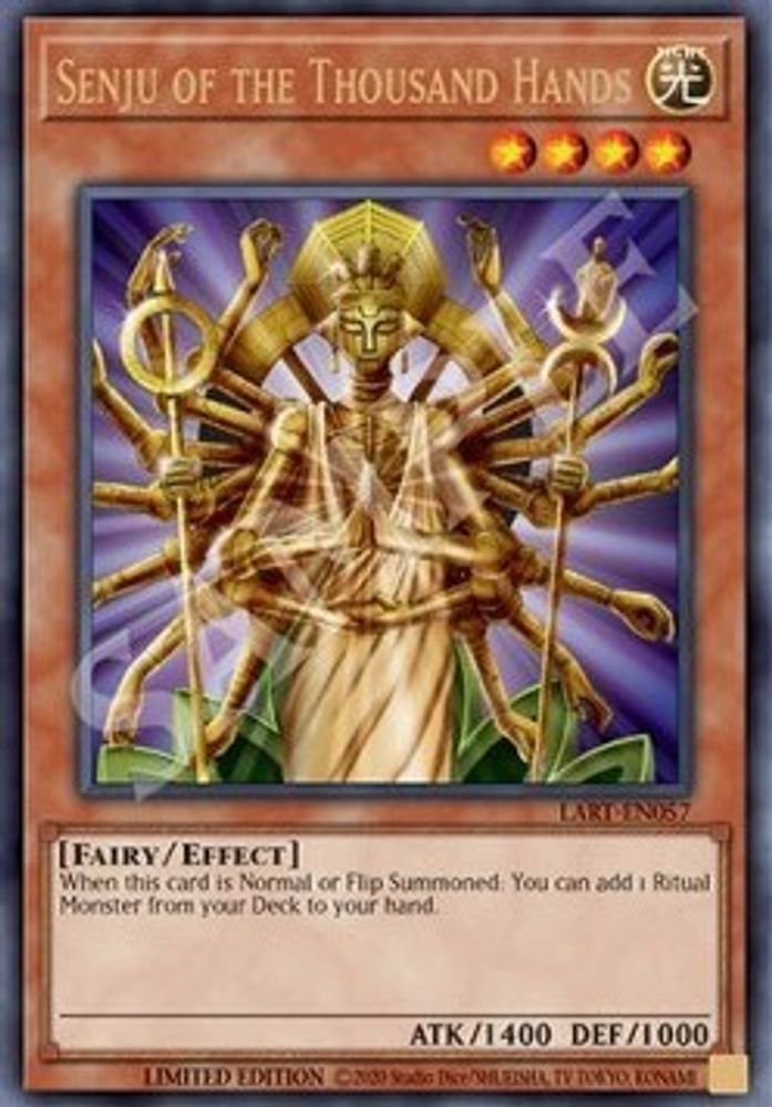 Senju of the Thousand Hands - (LART-EN057) - Ultra Rare  Limited