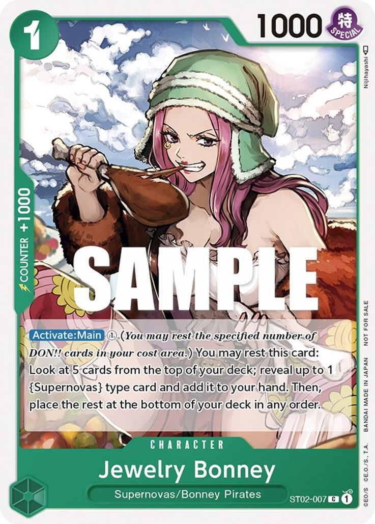 Jewelry Bonney - ST02-007 - Tournament Pack Vol. 3 Participant Promo