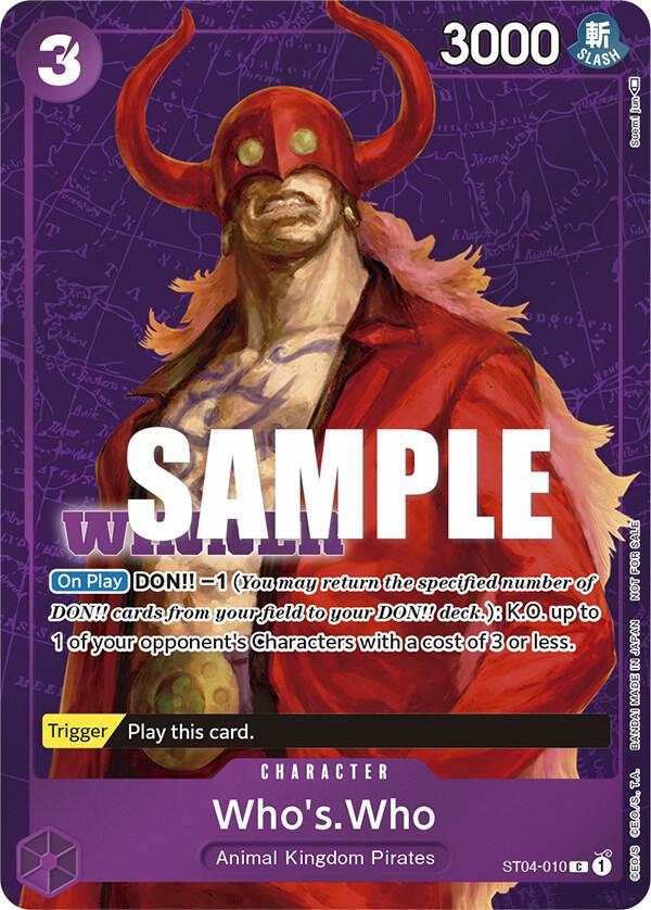 Who's.Who - ST04-010 - WINNER Tournament Pack Vol. 3 Promo