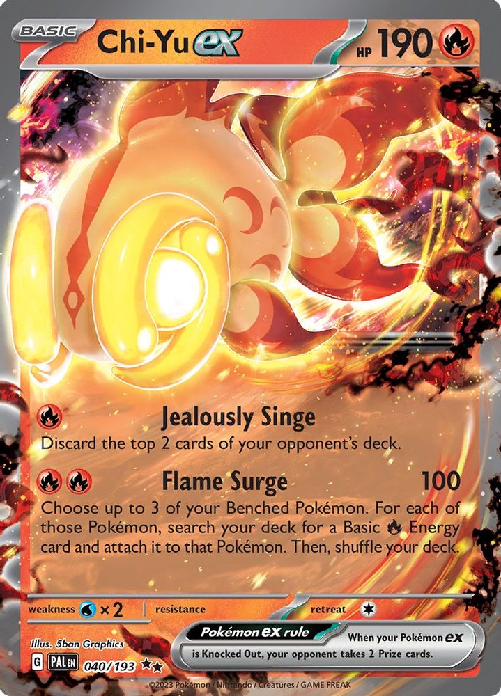 Chi - [  040/193 ] - Double Rare - Pokemon SV02 Paldea Evolved