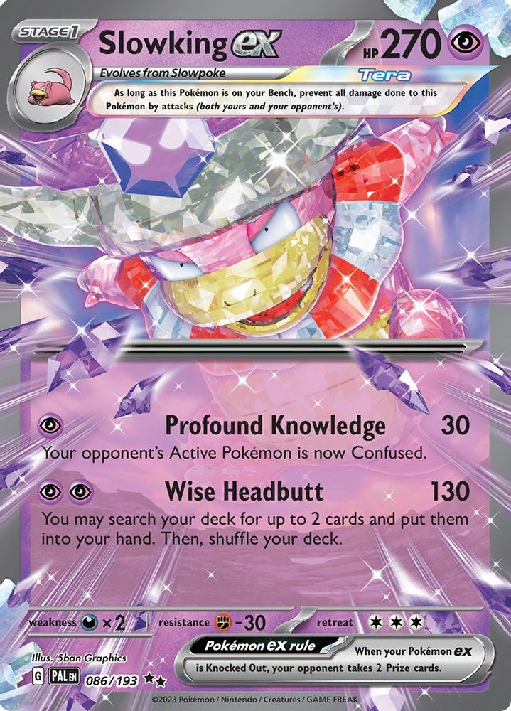 Slowking ex - [  086/193 ] - Double Rare - Pokemon SV02 Paldea Evolved