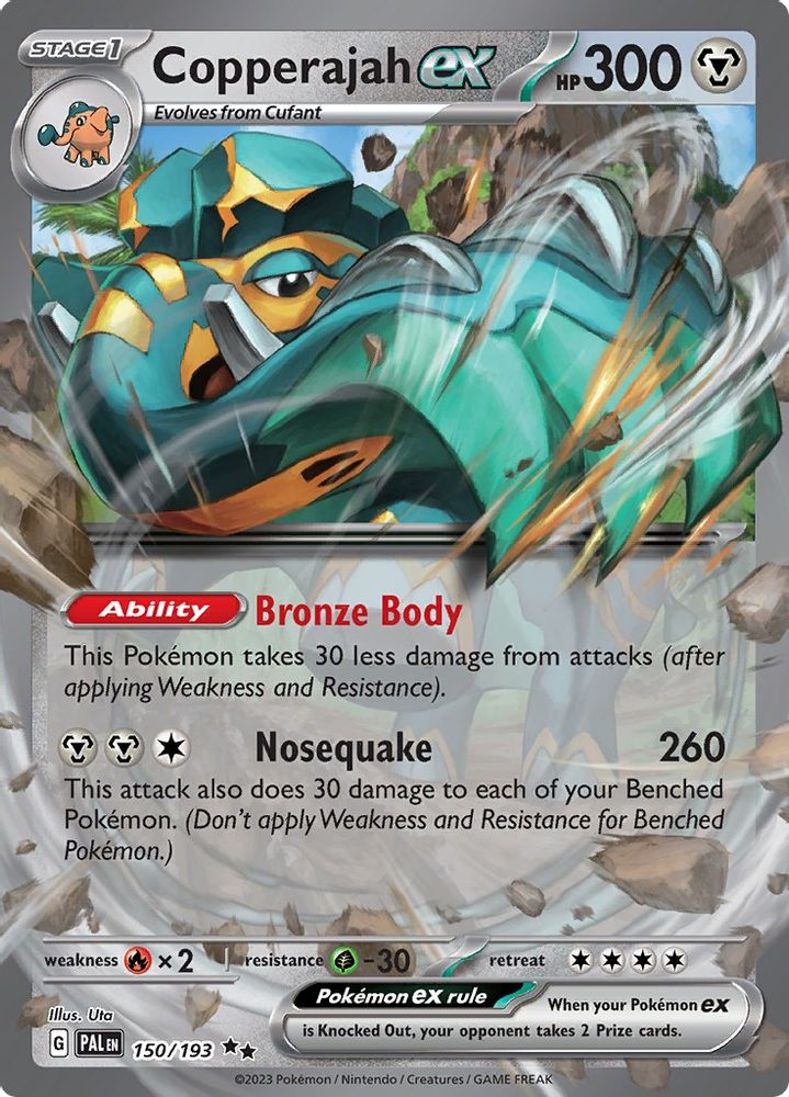 Copperajah ex - [  150/193 ] - Double Rare - Pokemon SV02 Paldea Evolved