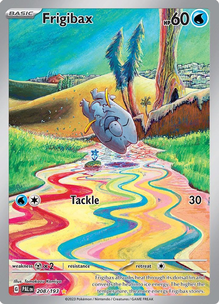 Frigibax - [  208/193 ] - Illustration Rare - Pokemon SV02 Paldea Evolved
