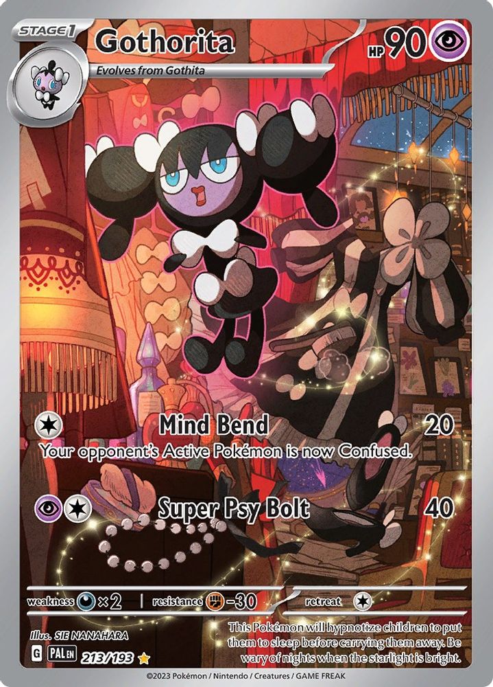 Gothorita - [  213/193 ] - Illustration Rare - Pokemon SV02 Paldea Evolved