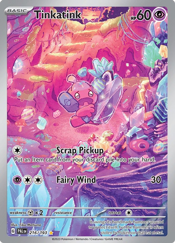 Tinkatink - [  216/193 ] - Illustration Rare - Pokemon SV02 Paldea Evolved