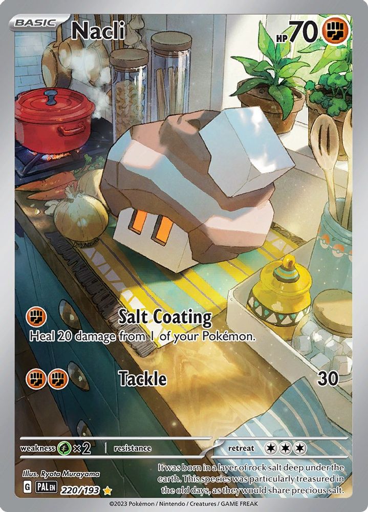 Nacli - [  220/193 ] - Illustration Rare - Pokemon SV02 Paldea Evolved