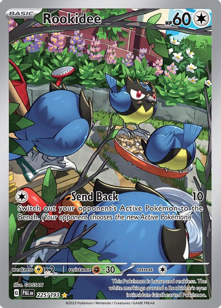 Rookidee - [  225/193 ] - Illustration Rare - Pokemon SV02 Paldea Evolved