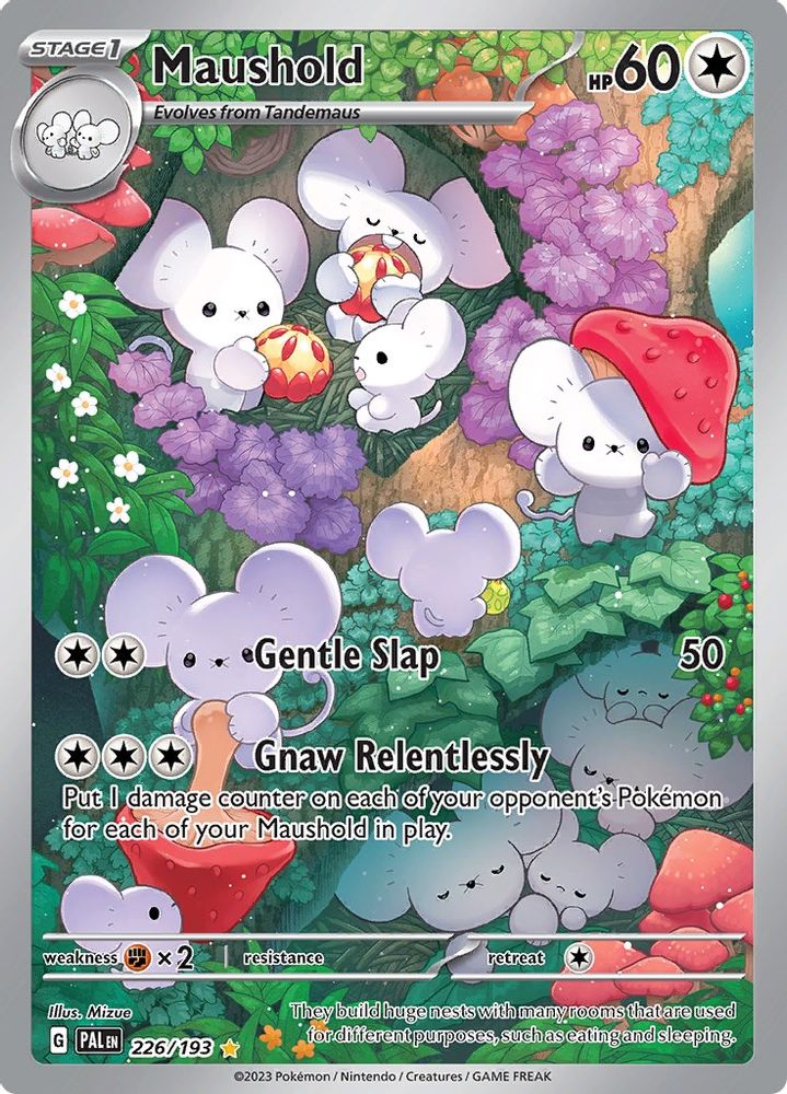 Maushold - [  226/193 ] - Illustration Rare - Pokemon SV02 Paldea Evolved