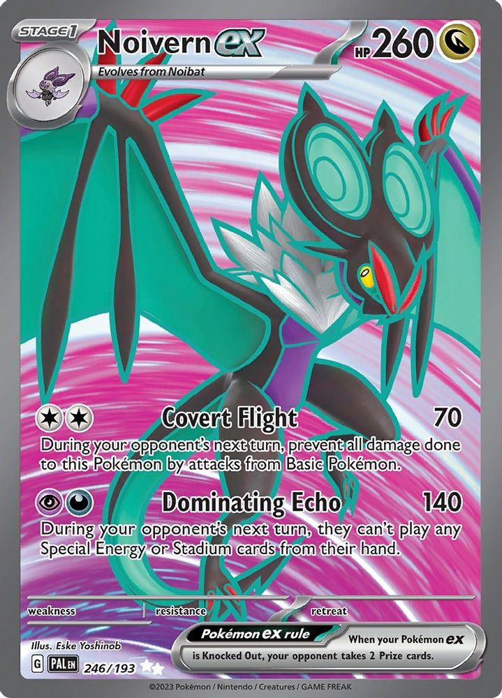 Noivern ex - [  246/193 ] - Ultra Rare - Pokemon SV02 Paldea Evolved