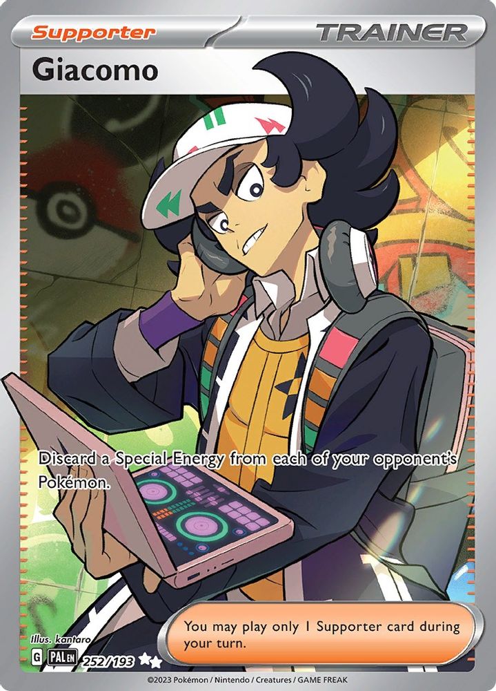 Giacomo - [  252/193 ] - Ultra Rare - Pokemon SV02 Paldea Evolved
