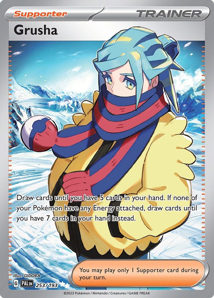 Grusha - [  253/193 ] - Ultra Rare - Pokemon SV02 Paldea Evolved