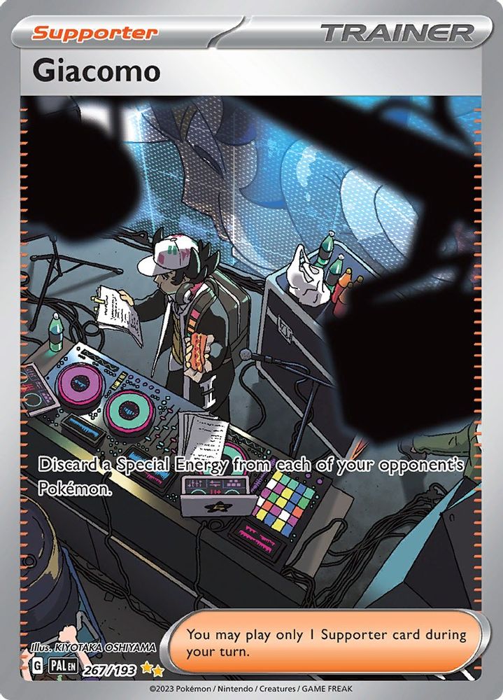 Giacomo - [  267/193 ] - Special Illustration Rare - Pokemon SV02 Paldea Evolved