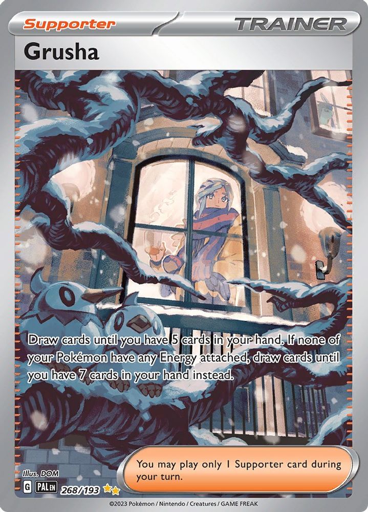 Grusha - [  268/193 ] - Special Illustration Rare - Pokemon SV02 Paldea Evolved
