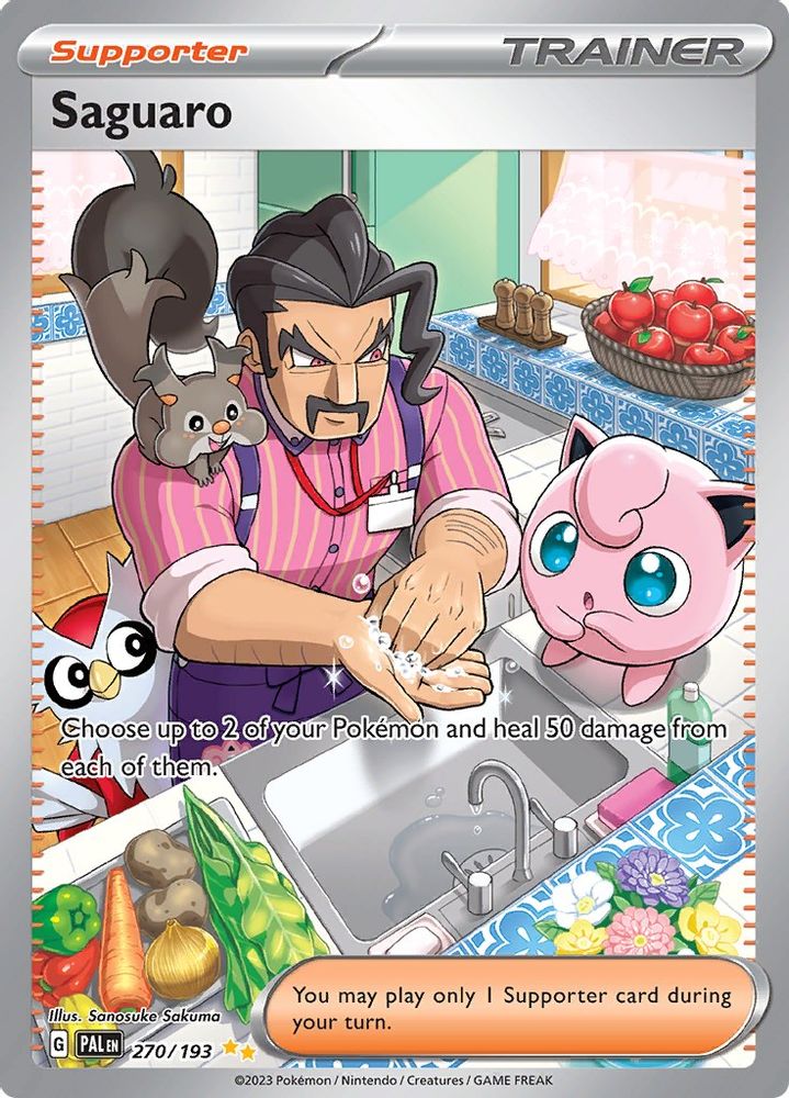 Saguaro - [  270/193 ] - Special Illustration Rare - Pokemon SV02 Paldea Evolved