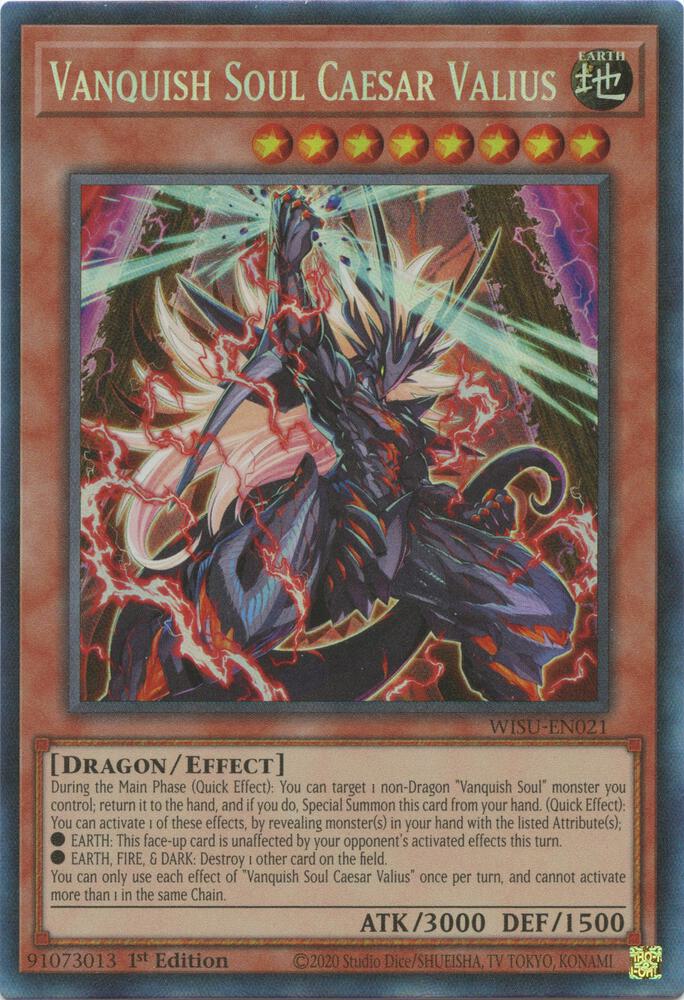 Collectors Rare Vanquish Soul Caesar Valius - Wisu-en021 - 1st Edition