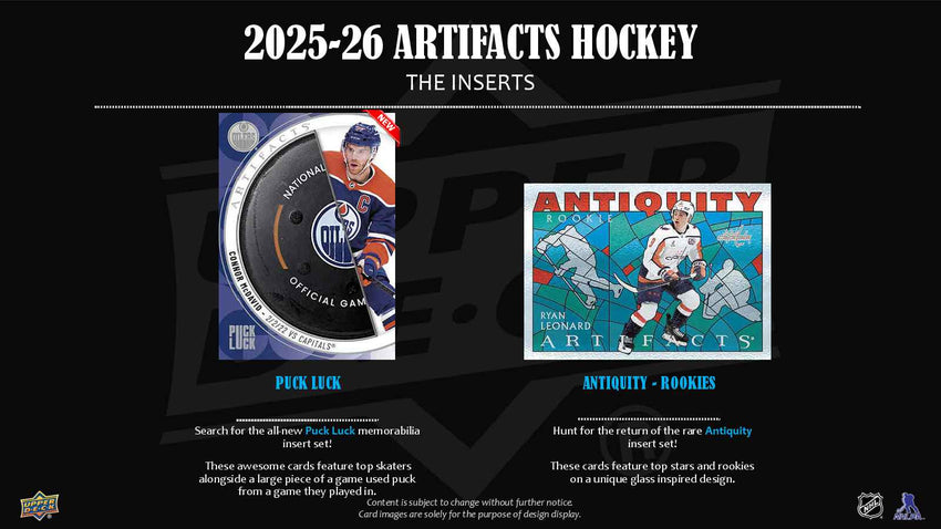 2025-26 Upper Deck Artifacts Hockey Hobby Box