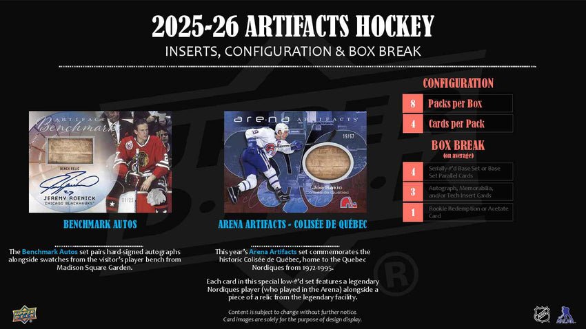 2025-26 Upper Deck Artifacts Hockey Hobby Box