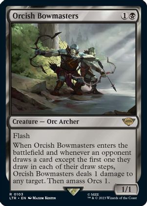 Foil Orcish Bowmasters No 103 - Rare Lord Of The Rings Tales Of Middle-earth