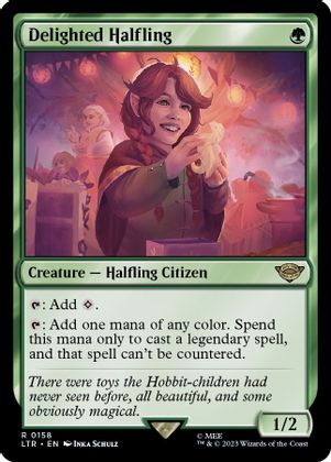 Delighted Halfling No 158 - Rare Lord Of The Rings Tales Of Middle-earth