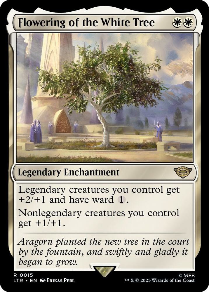 Flowering Of The White Tree - #348 - Rare Lord Of The Rings Tales Of Middle-earth