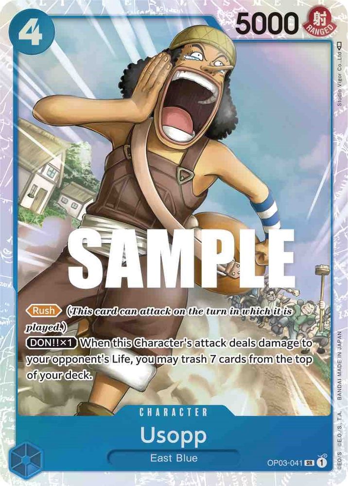 Usopp  (OP03-041) Super Rare - One Piece Pillars of Strength