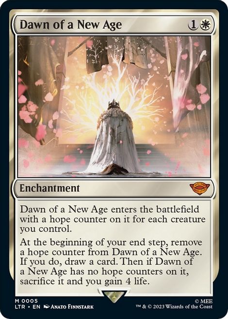 Foil Dawn Of A New Age No 005 - Mythic Lord Of The Rings Tales Of Middle-earth