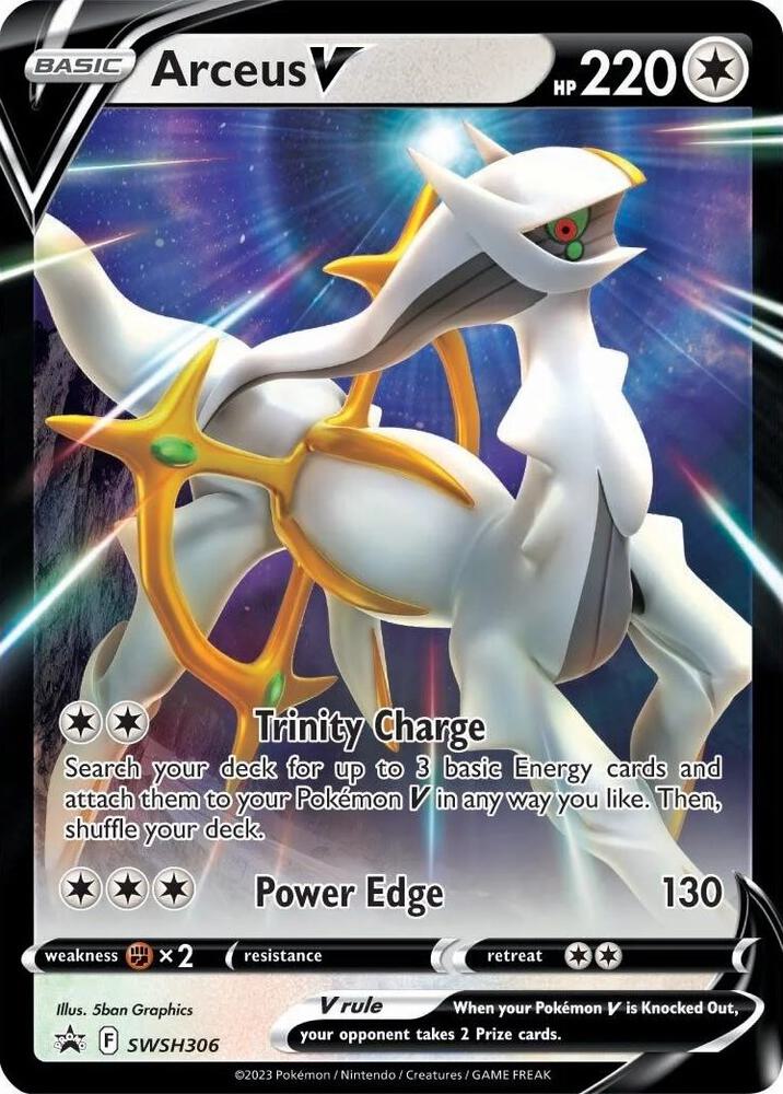 Arceus V - SWSH306 - Black Star Promo