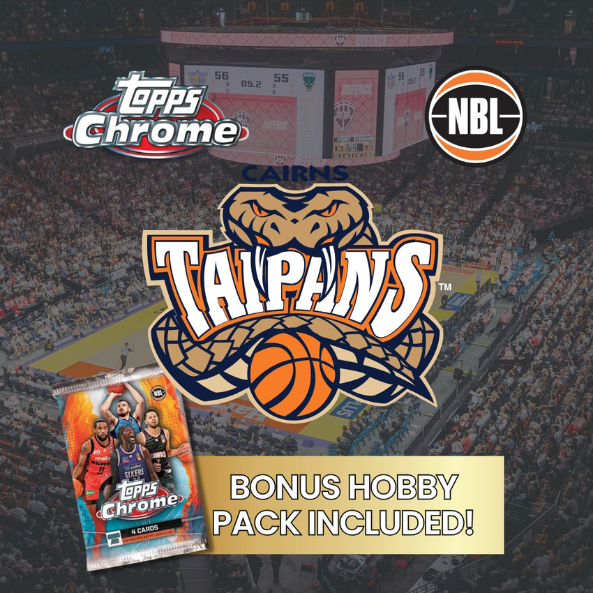 2024-25 Topps Chrome NBL CAIRNS TAIPANS Base Team Set #21-30 (BONUS Hobby Pack)